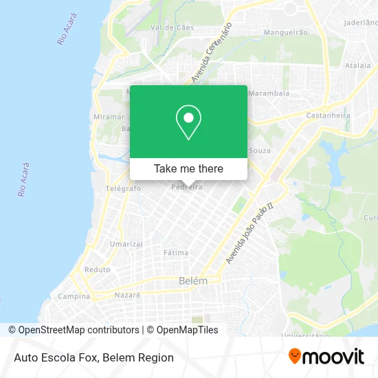 Auto Escola Fox map