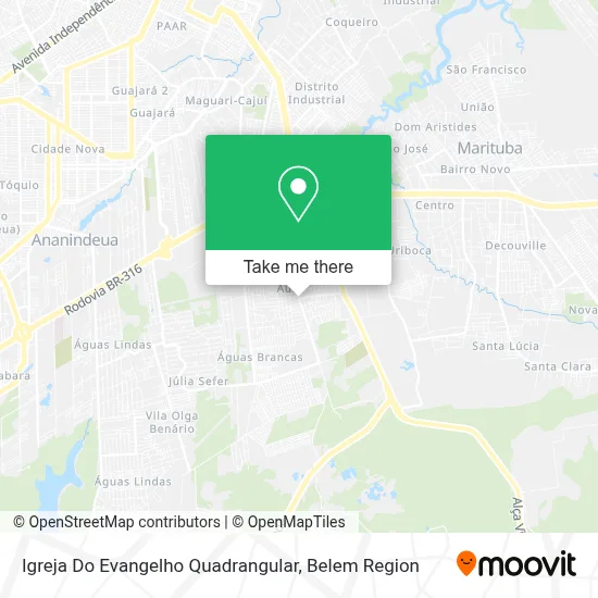 Igreja Do Evangelho Quadrangular map
