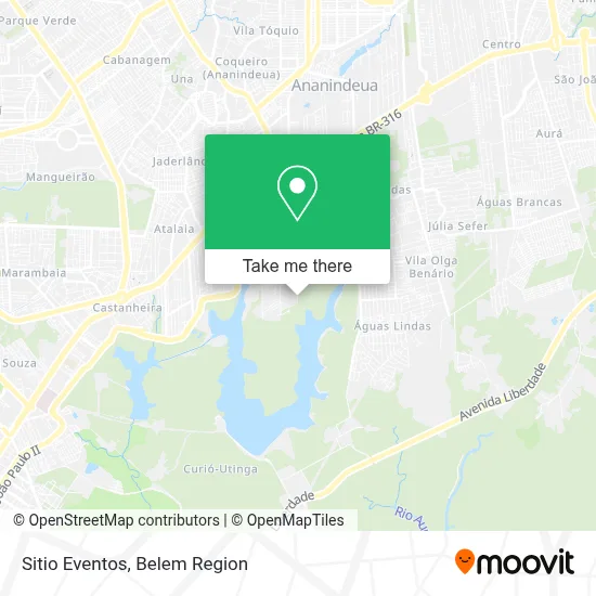 Sitio Eventos map