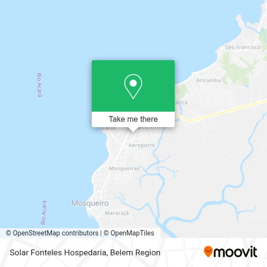 Solar Fonteles Hospedaria map