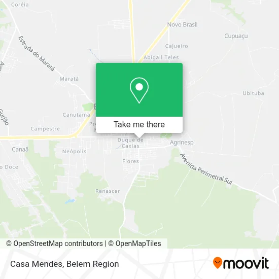 Casa Mendes map