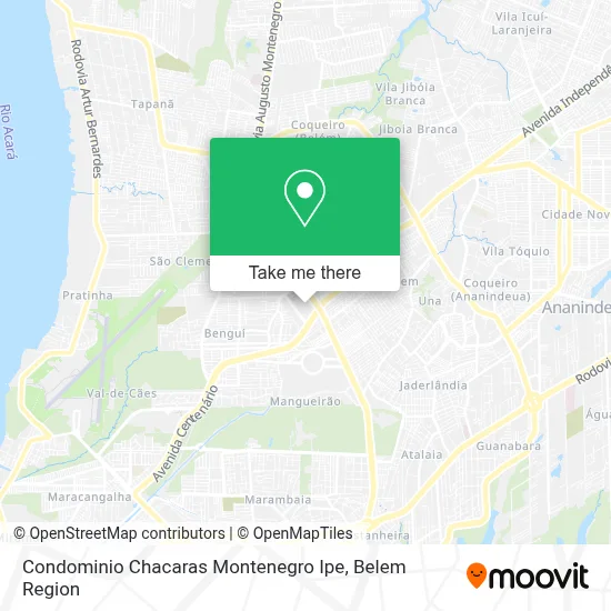Condominio Chacaras Montenegro Ipe map