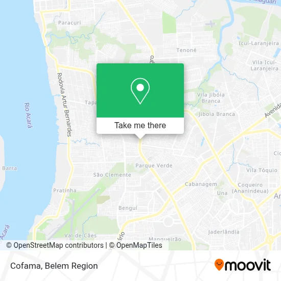 Cofama map