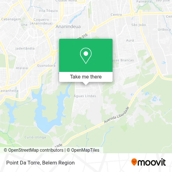 Point Da Torre map
