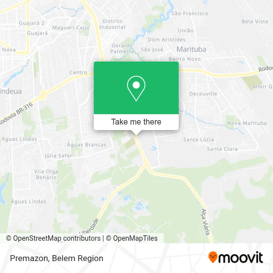 Premazon map