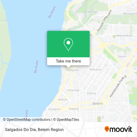 Salgados Do Dia map