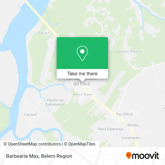 Barbearia Max map