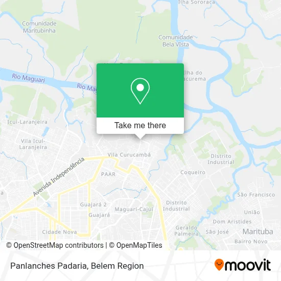 Panlanches Padaria map