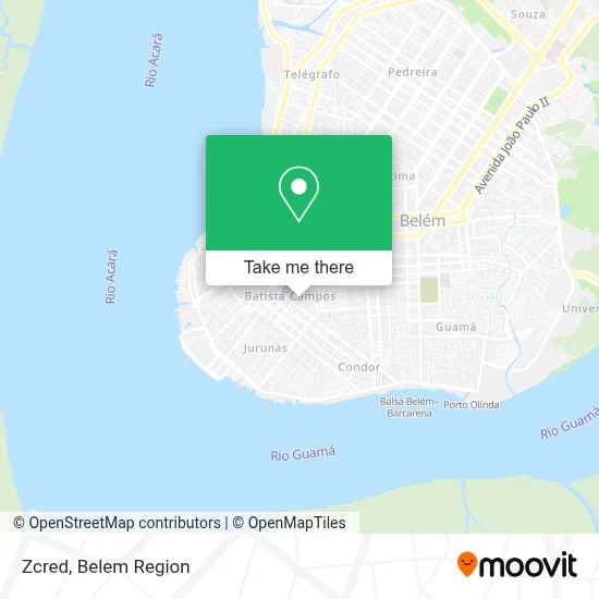 Zcred map