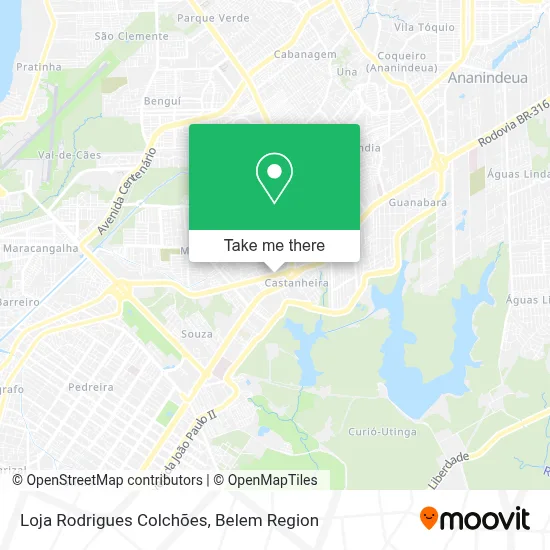 Loja Rodrigues Colchões map
