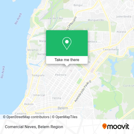 Comercial Neves map