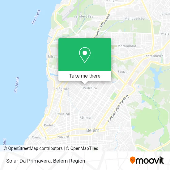 Solar Da Primavera map