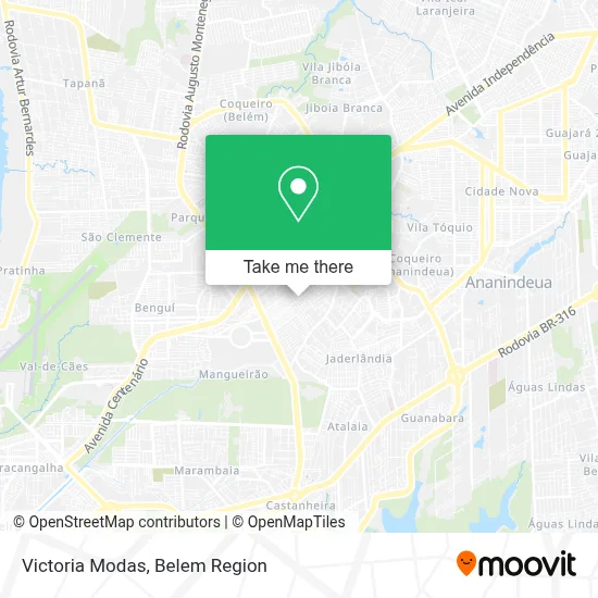 Victoria Modas map