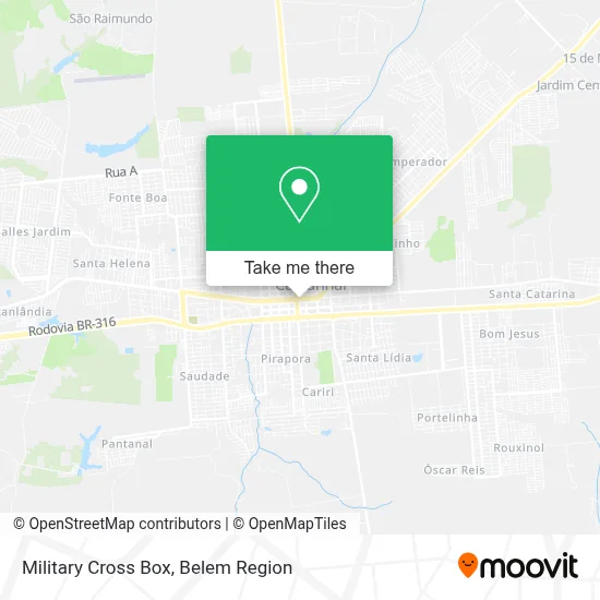 Military Cross Box map