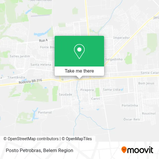 Posto Petrobras map
