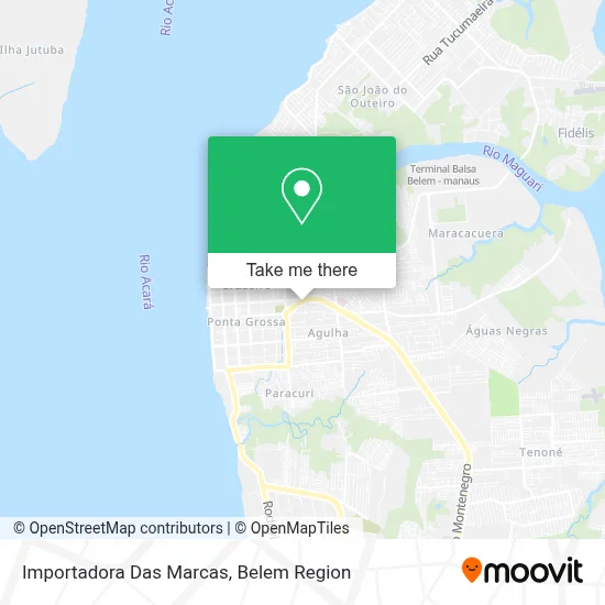 Importadora Das Marcas map