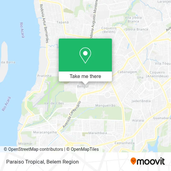 Paraiso Tropical map