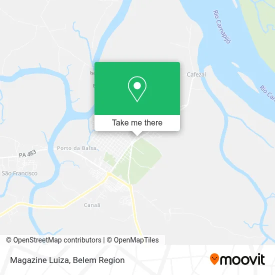 Magazine Luiza map