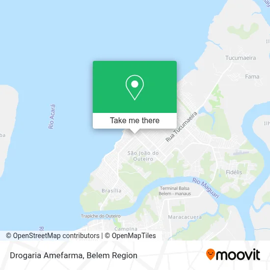 Drogaria Amefarma map