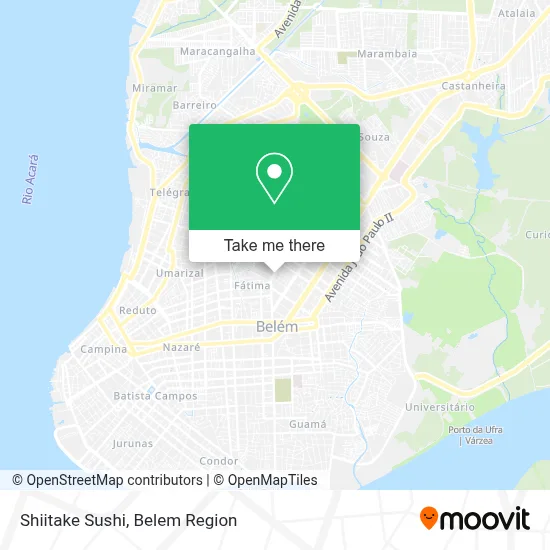 Shiitake Sushi map