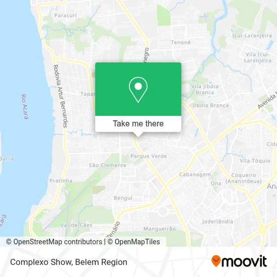 Complexo Show map