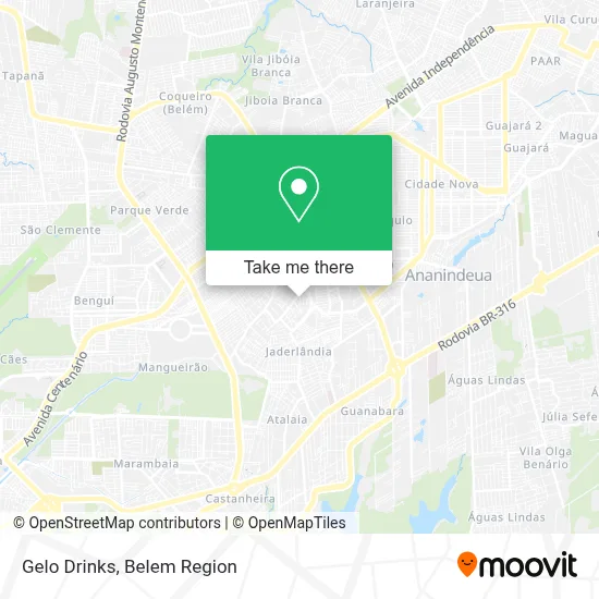 Gelo Drinks map