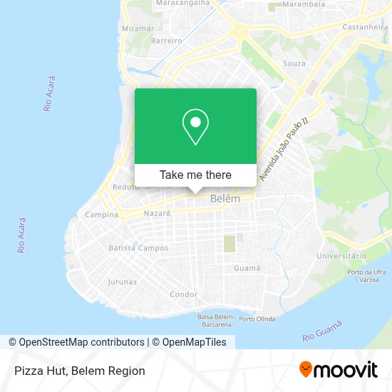 Pizza Hut map
