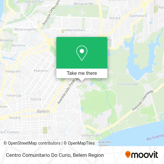 Centro Comunitario Do Curio map