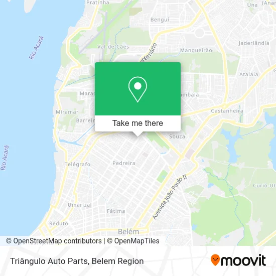 Triângulo Auto Parts map