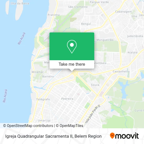 Igreja Quadrangular Sacramenta II map