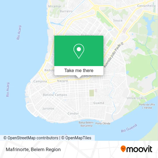 Mafrinorte map