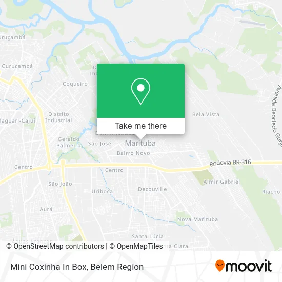 Mini Coxinha In Box map