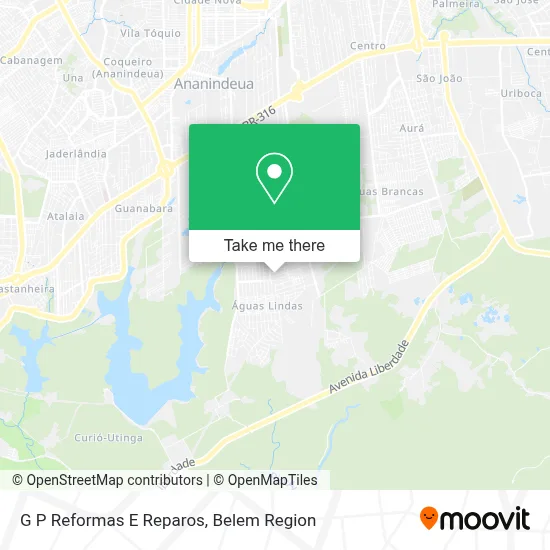 G P Reformas E Reparos map