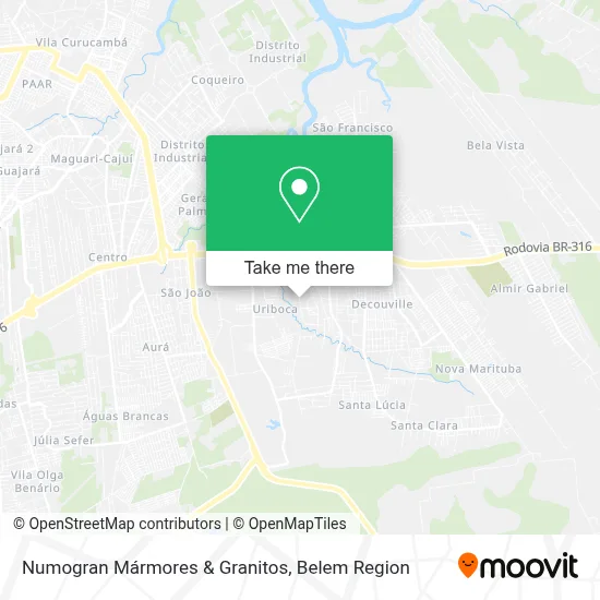 Numogran Mármores & Granitos map