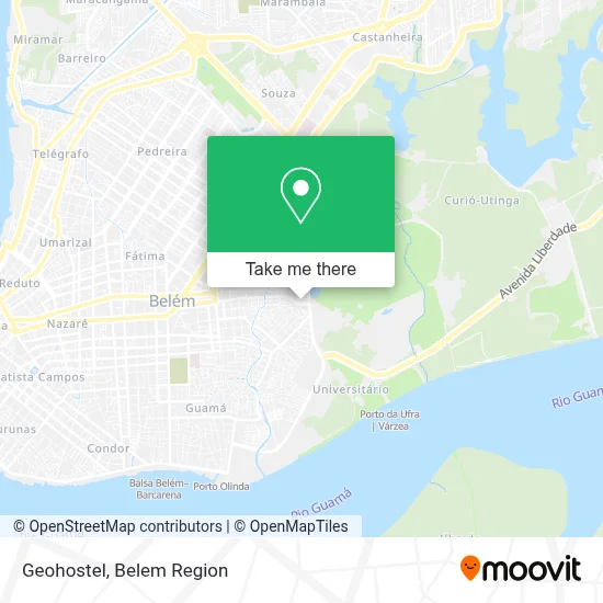 Geohostel map