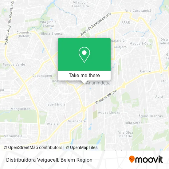 Distribuidora Veigacell map