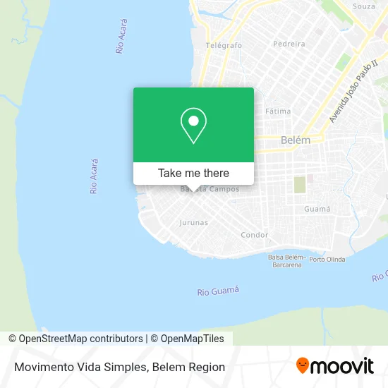Movimento Vida Simples map