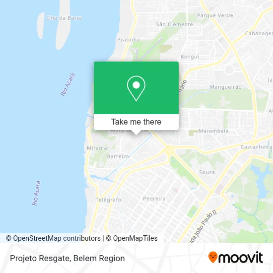 Projeto Resgate map