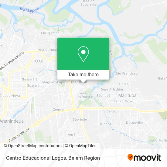 Centro Educacional Logos map
