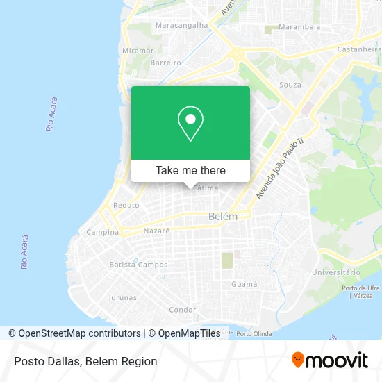 Posto Dallas map