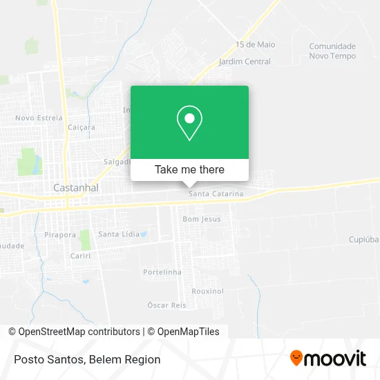 Posto Santos map