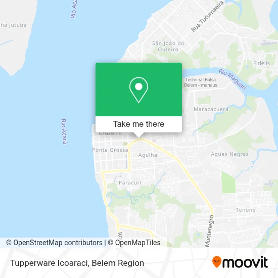 Tupperware Icoaraci map