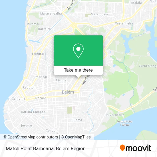 Match Point Barbearia map