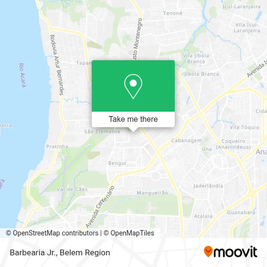 Barbearia Jr. map