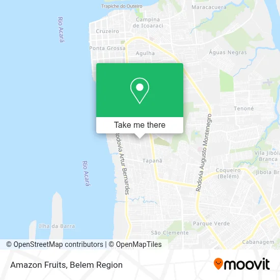 Amazon Fruits map