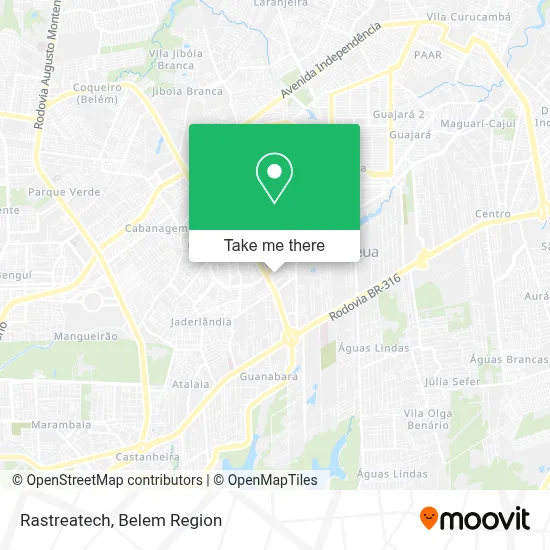 Rastreatech map