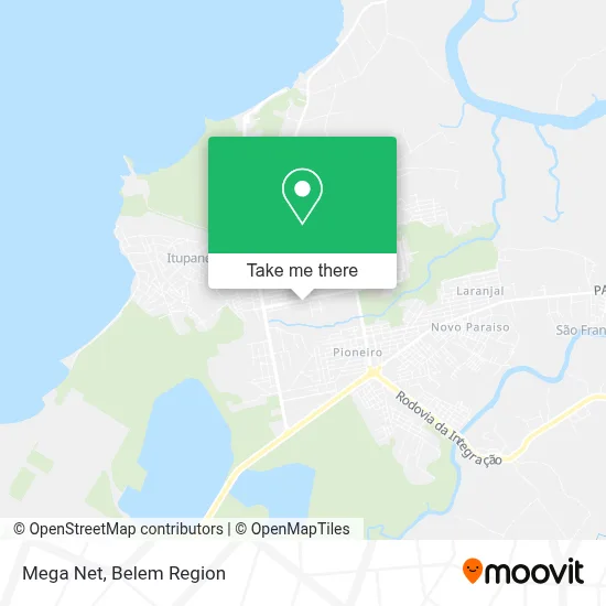 Mega Net map