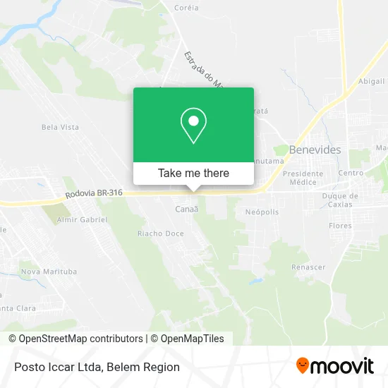 Posto Iccar Ltda map