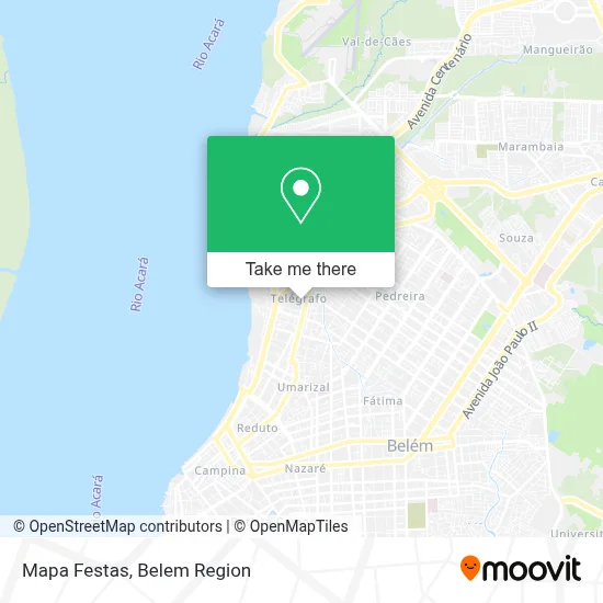 Mapa Festas map