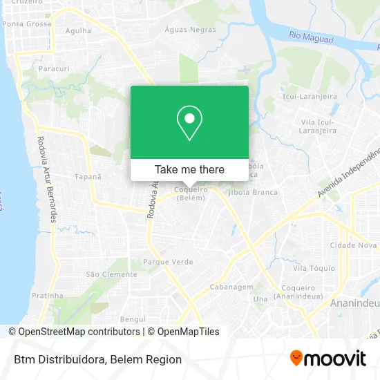 Btm Distribuidora map